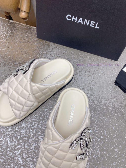 Chanel Chanel 23 new diamond patterned double C thick soled sandalsOriginal purchase, develoo1g65xg2 - Image 8
