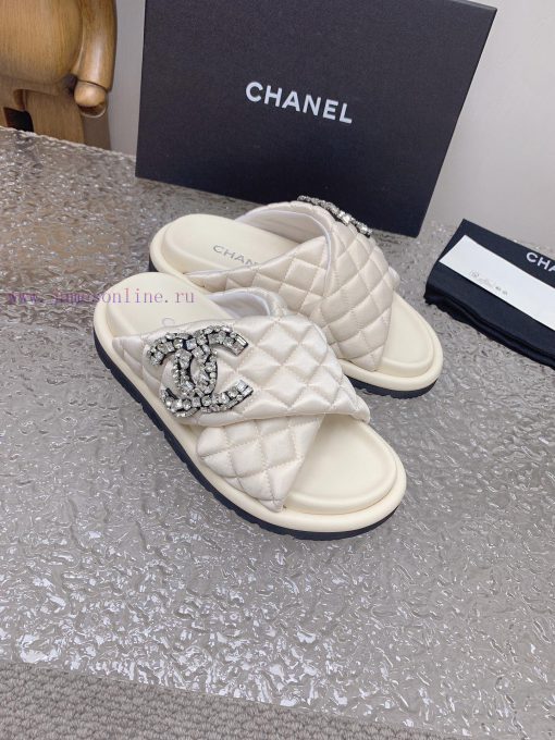 Chanel Chanel 23 new diamond patterned double C thick soled sandalsOriginal purchase, develoo1g65xg2 - Image 10