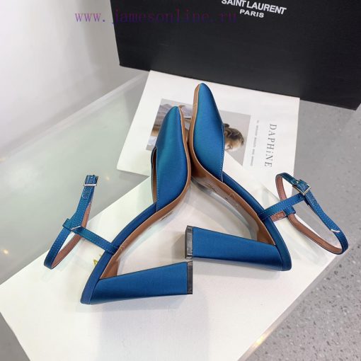 Amina Muaddi2024's new Charlotte series high heels have sharp edges and slanted square headsq2tg50e7 - Image 5