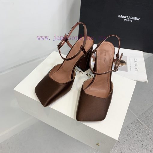 Amina Muaddi2024's new Charlotte series high heels have sharp edges and slanted square headsjalu6juu - Image 4