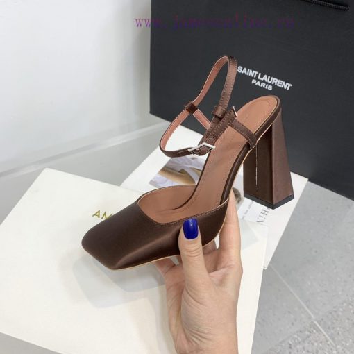 Amina Muaddi2024's new Charlotte series high heels have sharp edges and slanted square headsjalu6juu - Image 7