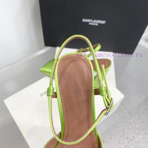 Amina Muaddi2024's new Charlotte series high heels have sharp edges and slanted square heads2ztwojhy - Image 8