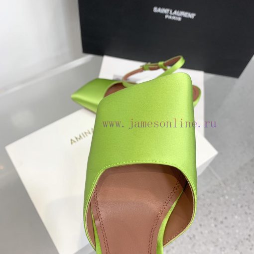 Amina Muaddi2024's new Charlotte series high heels have sharp edges and slanted square heads2ztwojhy - Image 9