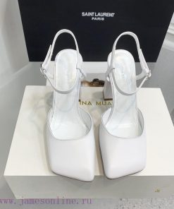 Amina Muaddi2024's new Charlotte series high heels have sharp edges and slanted square headssp1sycnj