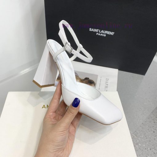 Amina Muaddi2024's new Charlotte series high heels have sharp edges and slanted square headssp1sycnj - Image 6