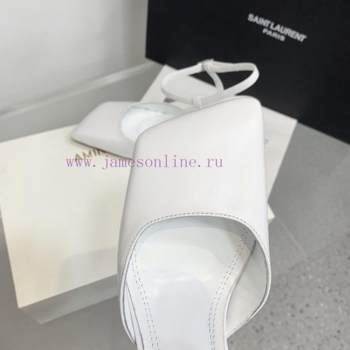 Amina Muaddi2024's new Charlotte series high heels have sharp edges and slanted square headssp1sycnj - Image 8