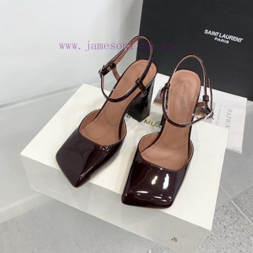 Amina Muaddi2024's new Charlotte series high heels have sharp edges and slanted square heads6s33tu2i - Image 4