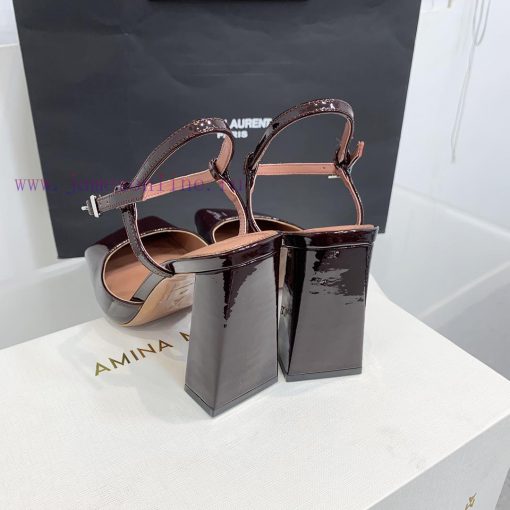 Amina Muaddi2024's new Charlotte series high heels have sharp edges and slanted square heads6s33tu2i - Image 5