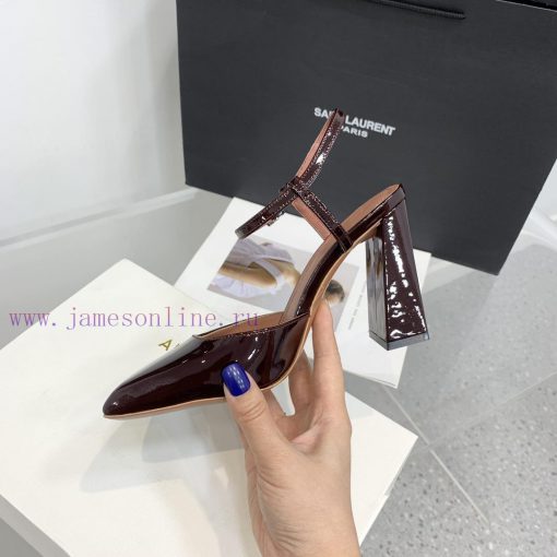 Amina Muaddi2024's new Charlotte series high heels have sharp edges and slanted square heads6s33tu2i - Image 7