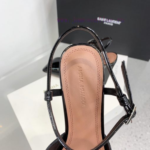 Amina Muaddi2024's new Charlotte series high heels have sharp edges and slanted square headsmlq94mii - Image 9