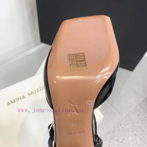 Amina Muaddi2024's new Charlotte series high heels have sharp edges and slanted square headsmlq94mii - Image 10