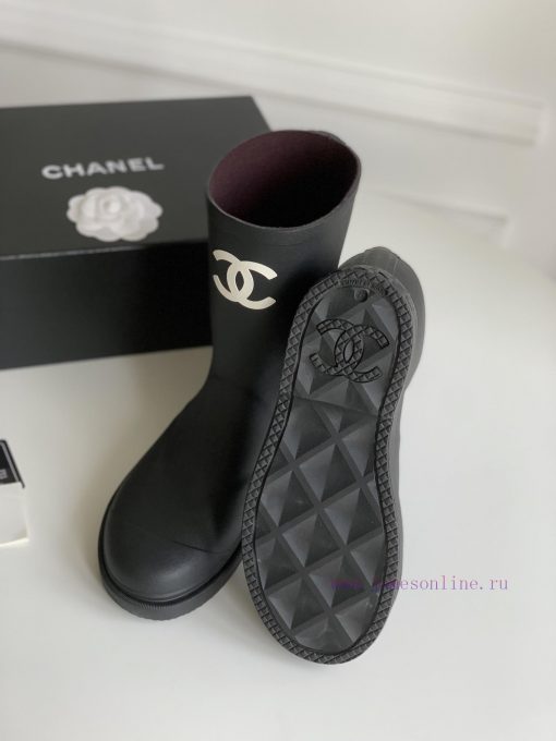 Medium to long length version, Chanel seamless rain bootsSame rubber material as the originama1k2d9m - Image 6