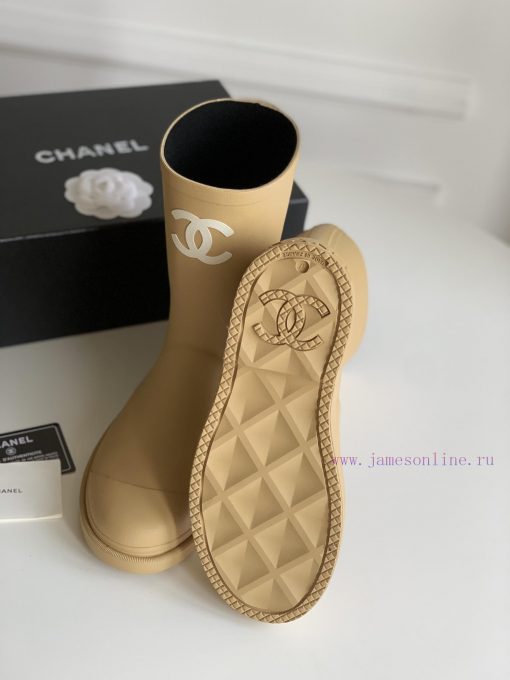 Medium to long length, Chanel seamless rain boots ️Same rubber material as the original vers439m5xga - Image 6