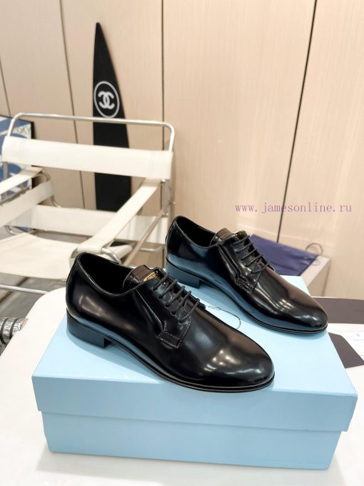 Top leather sole Prada launches new single shoe for 2024 early spring collection——————————PRfzgmewqt - Image 3
