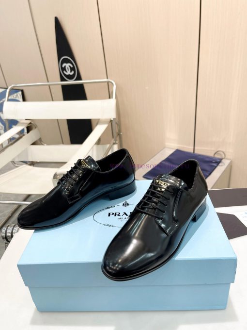 Top leather sole Prada launches new single shoe for 2024 early spring collection——————————PRfzgmewqt - Image 5