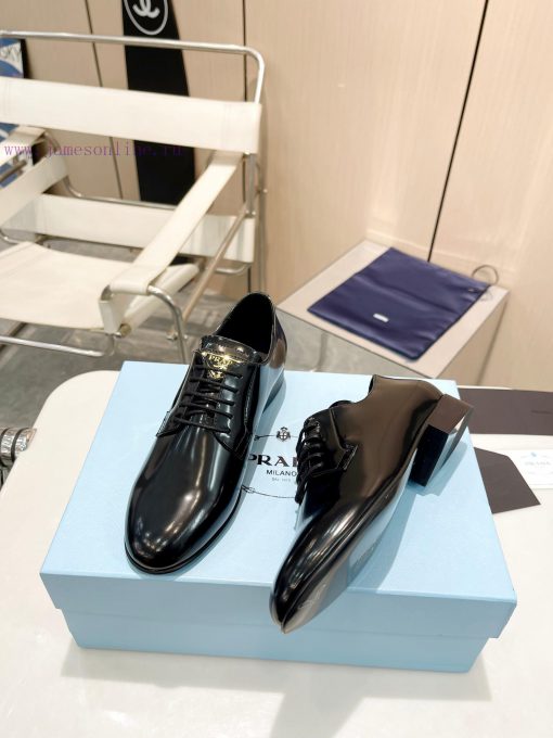 Top leather sole Prada launches new single shoe for 2024 early spring collection——————————PRfzgmewqt - Image 6