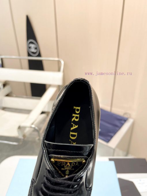 Top leather sole Prada launches new single shoe for 2024 early spring collection——————————PRfzgmewqt - Image 7