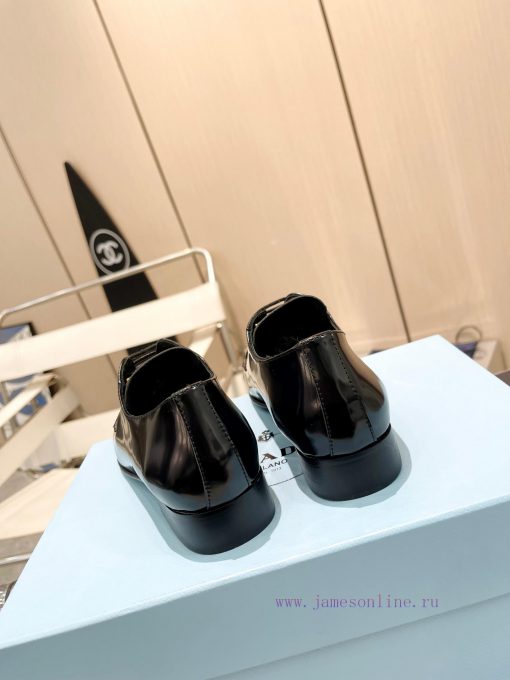 Top leather sole Prada launches new single shoe for 2024 early spring collection——————————PRfzgmewqt - Image 9