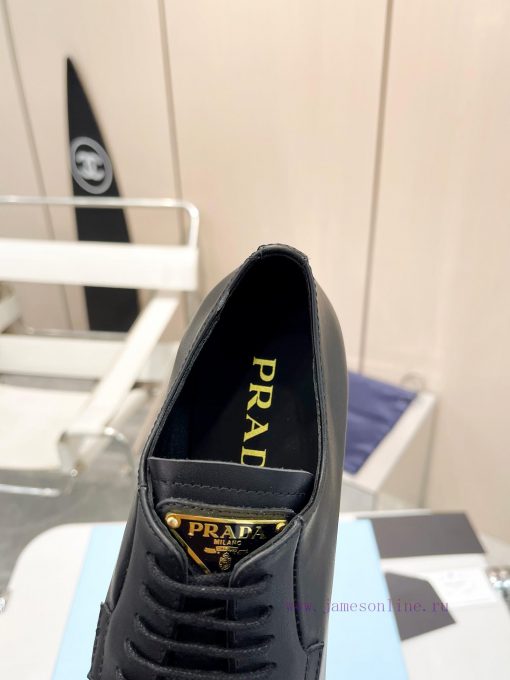Top leather sole Prada launches new single shoe for 2024 early spring collection——————————PRm2k23fp8 - Image 8