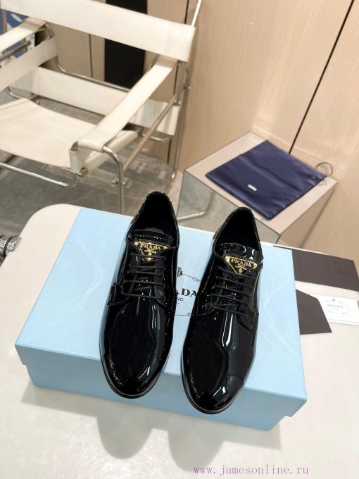 Top leather sole Prada launches new single shoe for 2024 early spring collection——————————PR52gek4gu - Image 2