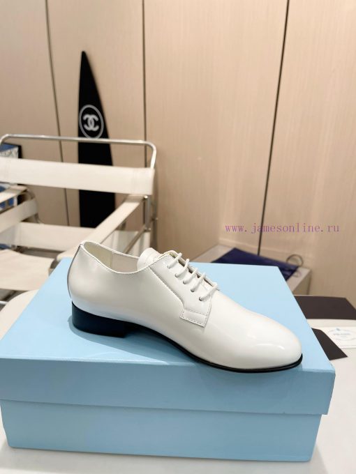 Top leather sole Prada launches new single shoe for 2024 early spring collection——————————PRwd4836i8 - Image 7
