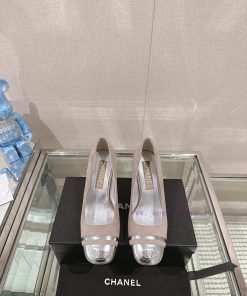 -24Ss early spring new Chanel color blocked square toe coarse matching shoesI really don't hlnpj5ydi