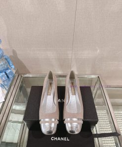 -24Ss early spring new Chanel color blocked square toe coarse matching shoesI really don't hfayji5bl