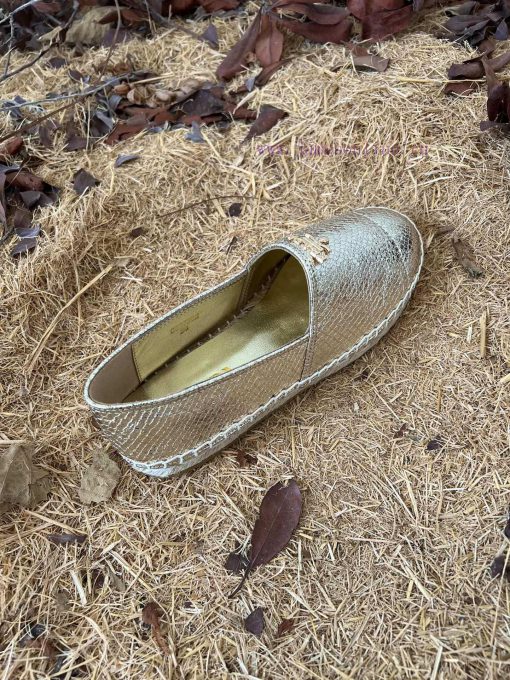 New productPrada snake patterned flat casual grass woven shoesNappa sheepskin material for u2dw9dnw6 - Image 6