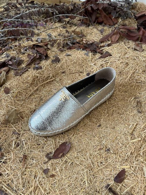 New productPrada snake patterned flat casual grass woven shoesNappa sheepskin material for ujzbj2vqi - Image 9