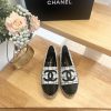 CHANEL 24ss New Double C Color blocked Cotton Twill Soft Woven Fisherman's Shoes ️Original dnbhkmjtp