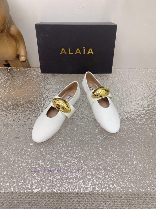 ALAIA 24SS French Fairy Ballet Flat Dancing ShoesAzzedine Alaia is the last craftsman in the68msl4mx - Image 4