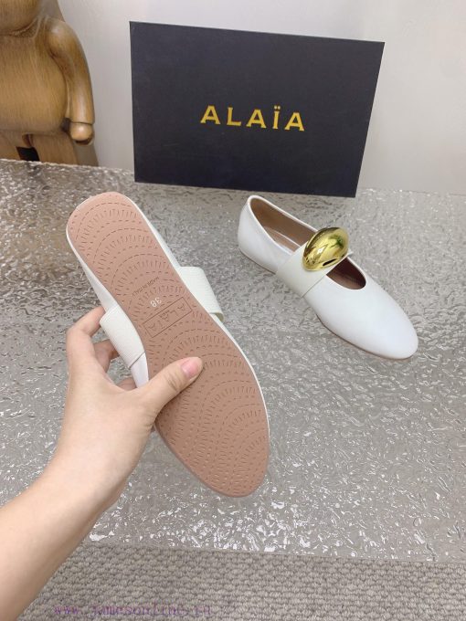 ALAIA 24SS French Fairy Ballet Flat Dancing ShoesAzzedine Alaia is the last craftsman in the68msl4mx - Image 7
