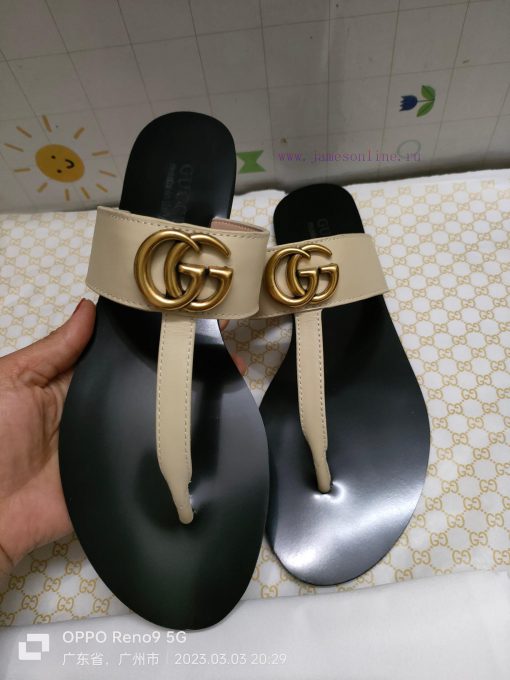 New release~~2019 new gucciGucci bee bottom flip flops 35-4546pz46vf - Image 4