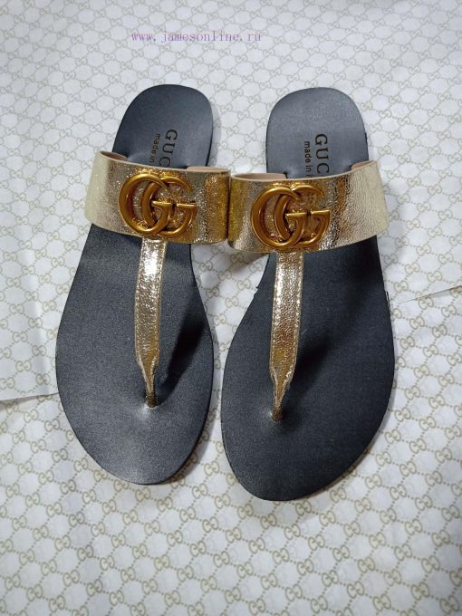 New release~~2019 new gucciGucci bee bottom flip flops 35-452u4zdsyt - Image 3