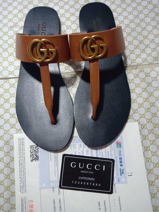 New release~~2019 new gucciGucci bee bottom flip flops 35-453xm5tcf4 - Image 5