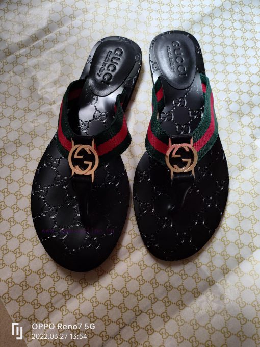 New release~~2019 new gucciGucci bee bottom flip flops 35-45ki6v8u77 - Image 5