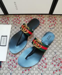 New release~~2019 new gucciGucci bee bottom flip flops 35-459o27g55k