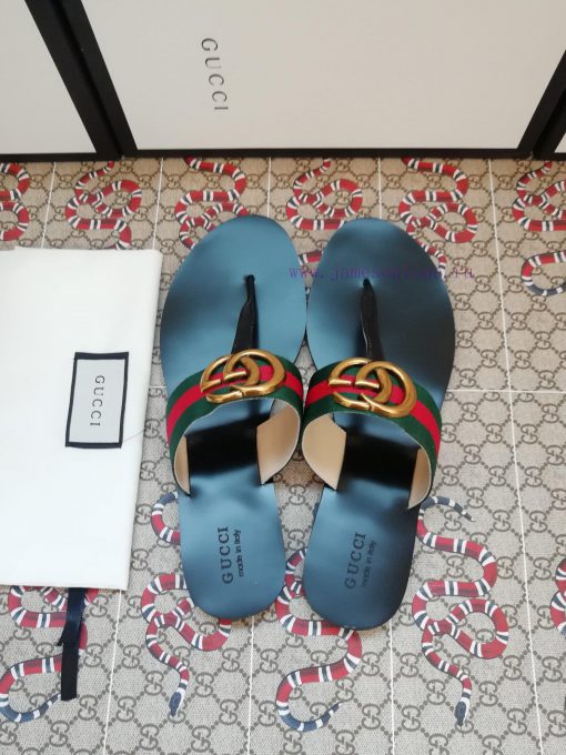 New release~~2019 new gucciGucci bee bottom flip flops 35-459o27g55k - Image 5