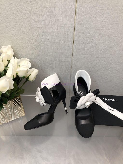 Top Grade Chanel Vintage Double C Bow High Heels Single Shoes -Chanel Grandma Chanel's superhnn4ni1u - Image 4