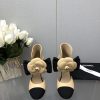 Top Grade Chanel Vintage Double C Bow High Heels Single Shoes -Chanel Grandma Chanel's super4vjsw2yj