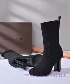 L ️ V socks and boots shipped, high-end fly woven upper/rose/rose embroidery with 60 L ️ V e4yrj37bb