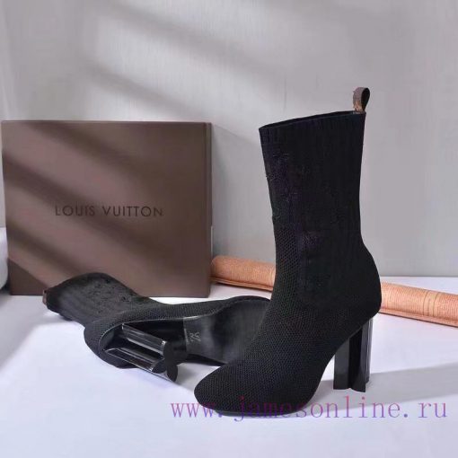 L ️ V socks and boots shipped, high-end fly woven upper/rose/rose embroidery with 60 L ️ V e4yrj37bb