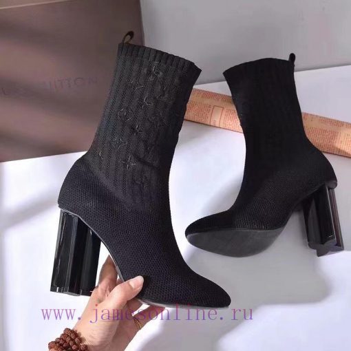 L ️ V socks and boots shipped, high-end fly woven upper/rose/rose embroidery with 60 L ️ V e4yrj37bb - Image 6