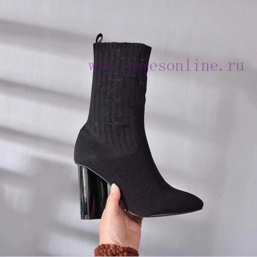 L ️ V socks and boots shipped, high-end fly woven upper/rose/rose embroidery with 60 L ️ V e4yrj37bb - Image 7