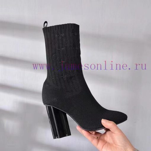 L ️ V socks and boots shipped, high-end fly woven upper/rose/rose embroidery with 60 L ️ V e4yrj37bb - Image 9