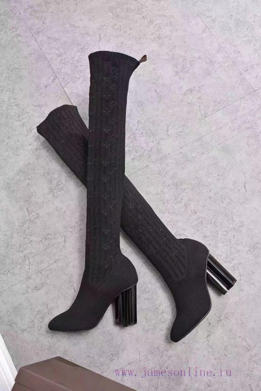 [Rose] [Rose] L ️ V ultra long socks and boots shipped with a 22 inch long knee length, high4n0nkeql - Image 3