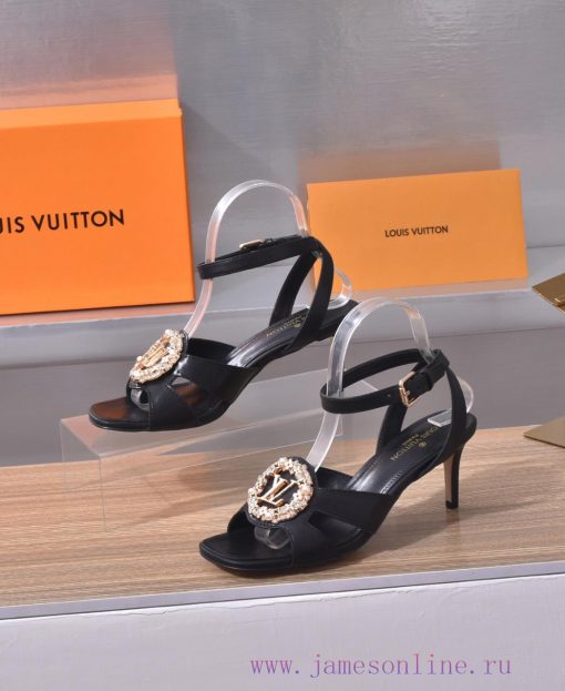 LV sandals have been shipped with rose/rose official website and updated with LV special oldgpwivtkg - Image 3