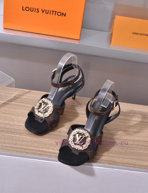 LV sandals have been shipped with rose/rose official website and updated with LV special old8473k05j - Image 5