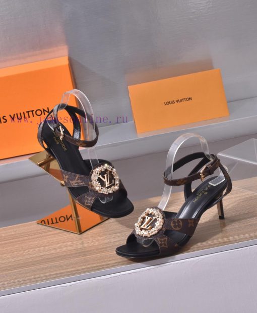 LV sandals have been shipped with rose/rose official website and updated with LV special old8473k05j - Image 10