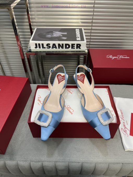 Top tierRV pointed rhinestone silk single shoeAll the craftsmanship is used to create a perfiet88eas - Image 2